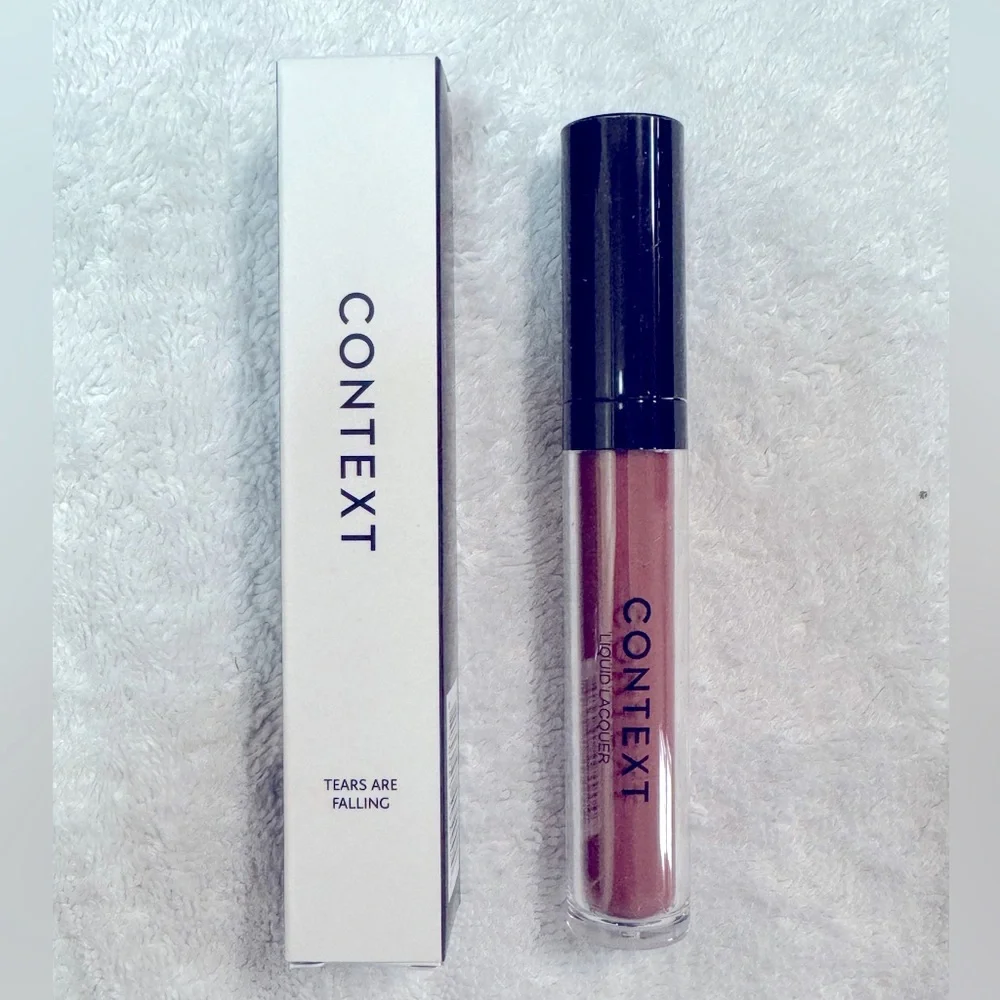 CONTEXT TEARS ARE FALLING MATTE Liquid Lipstick 6ml BRAND NEW IN BOX - Picture 3 of 4